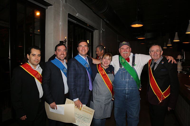 Farmer Lee Jones and Jeffrey Larson inducted into Disciples Escoffier International