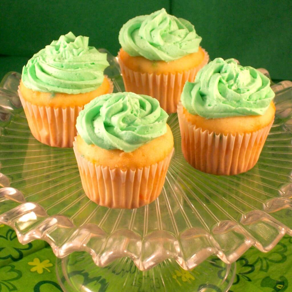 rainbow frosting st patricks day