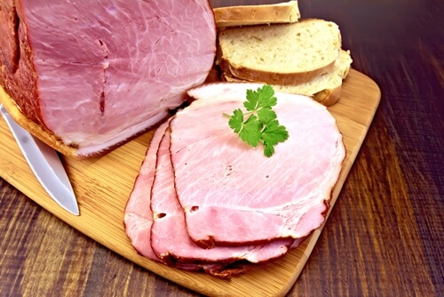 Ham is one of many meats improved by curing.
