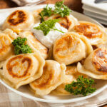 Pierogis with Sour Cream