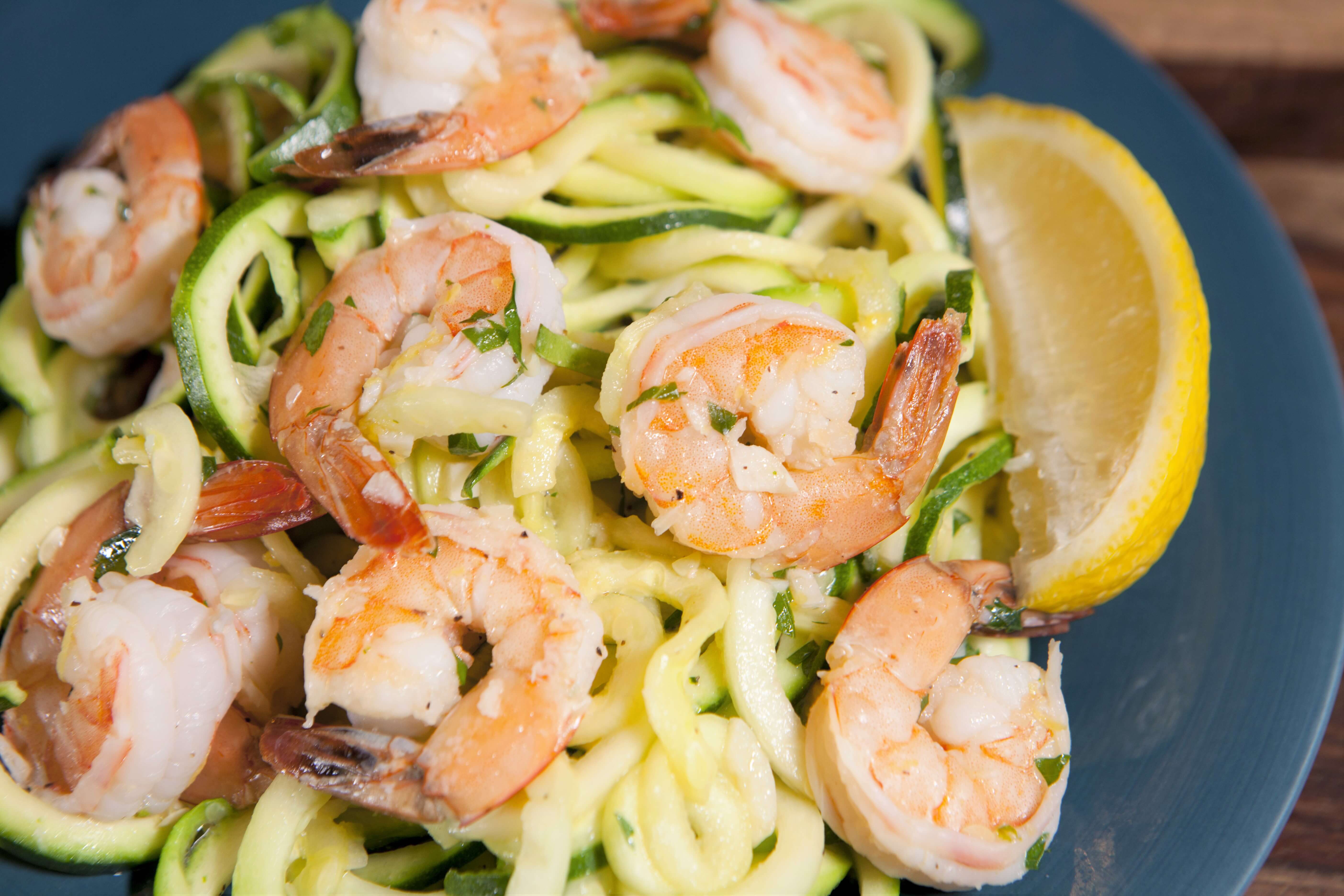 Zoodle Shrimp Scampi
