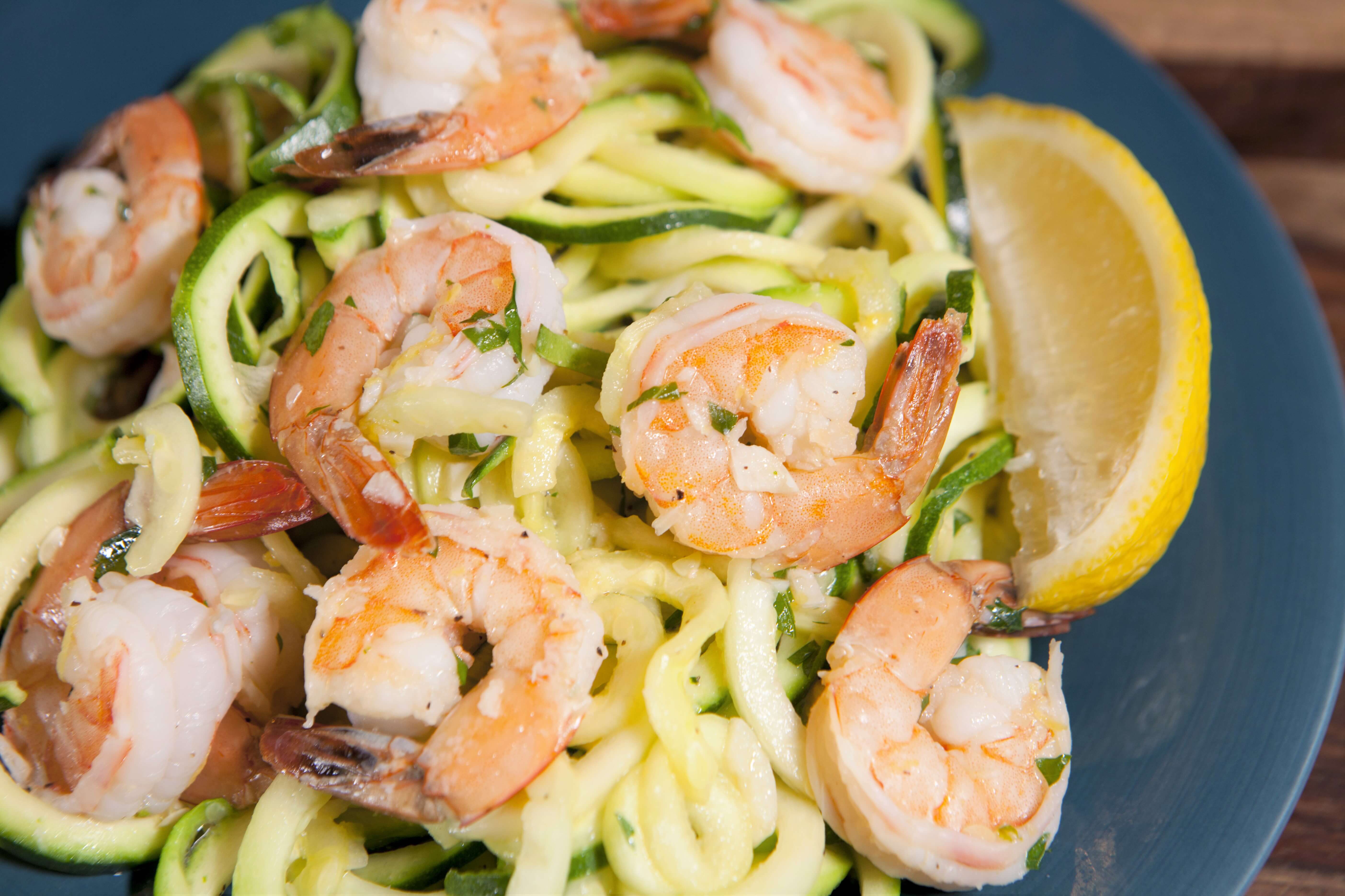 Zoodle Shrimp Scampi - Escoffier Online