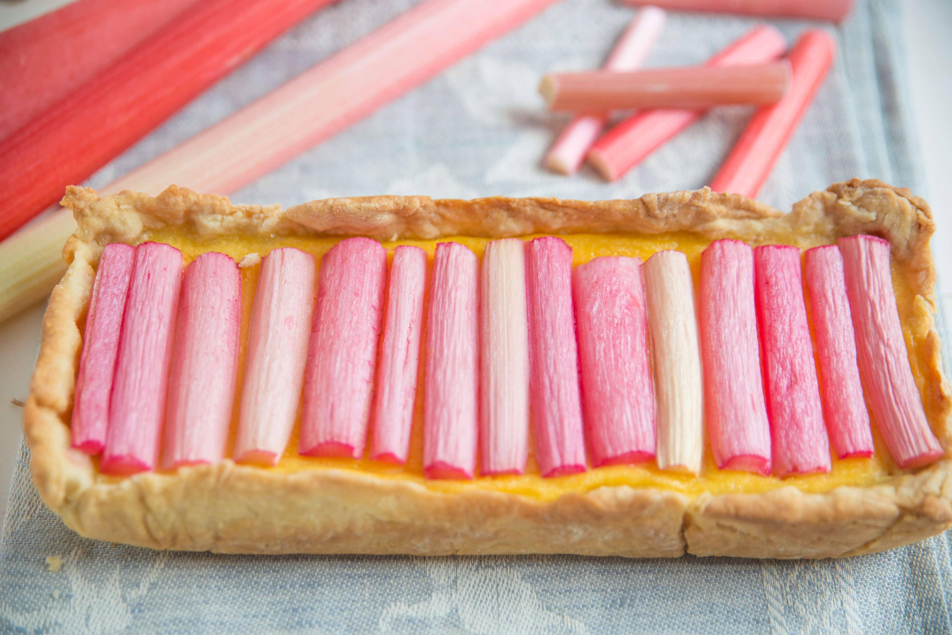 rhubarb tart