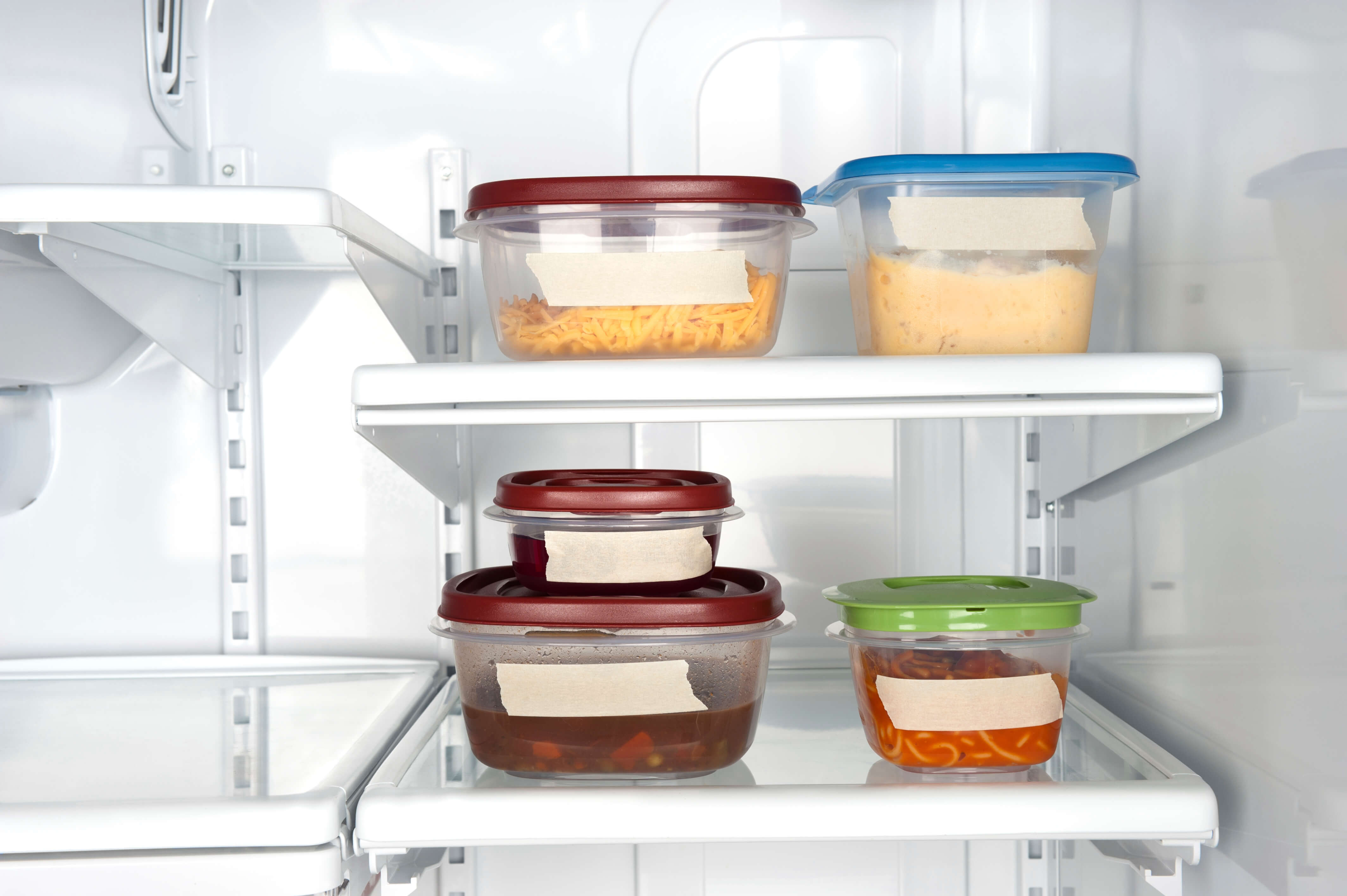 Proper food storage can extend food life for days and even weeks.