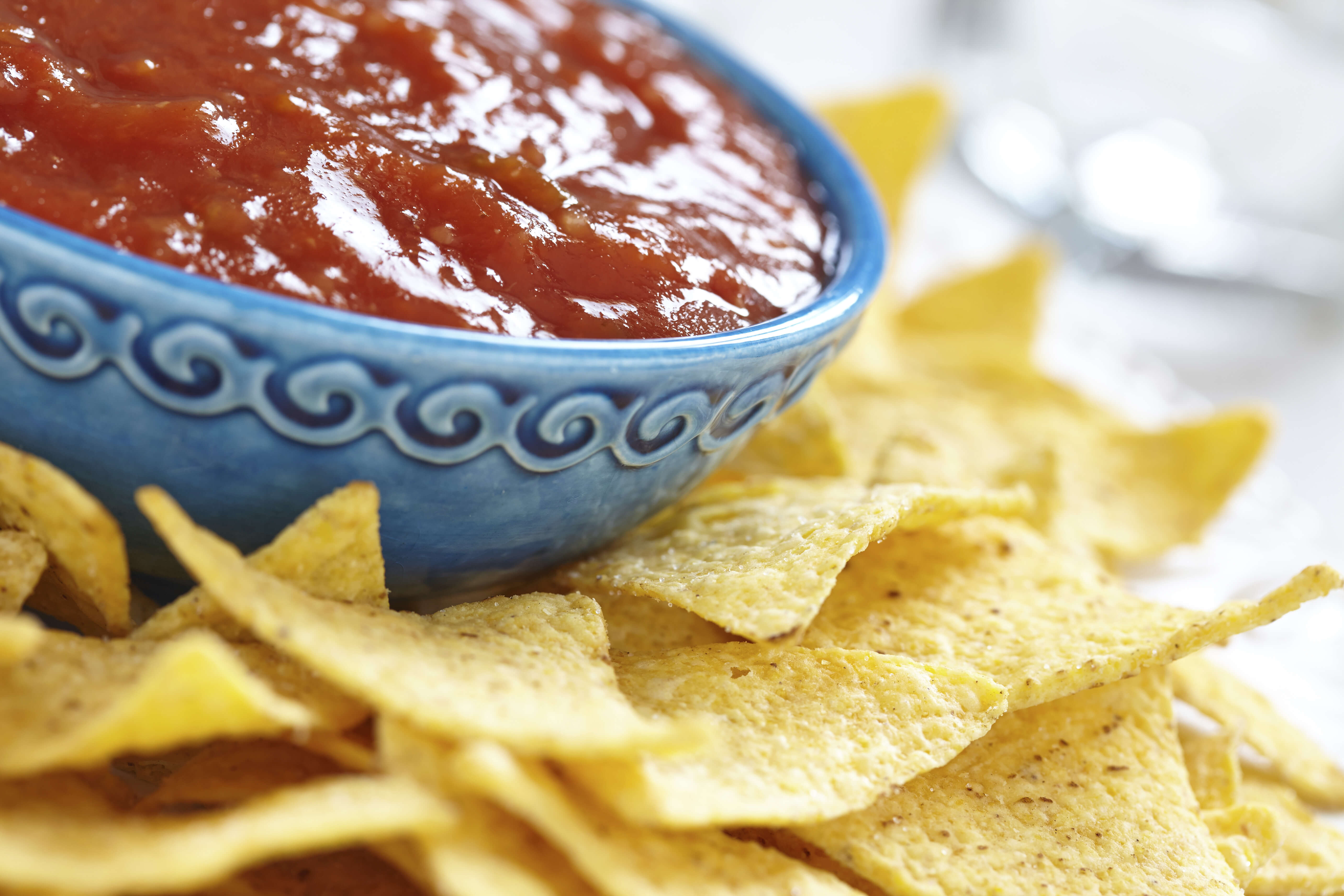 Salsas are a great snack food to have on hand.
