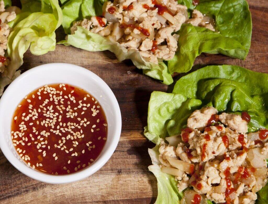 Asian-inspired lettuce wraps can be whipped up in 20 minutes.