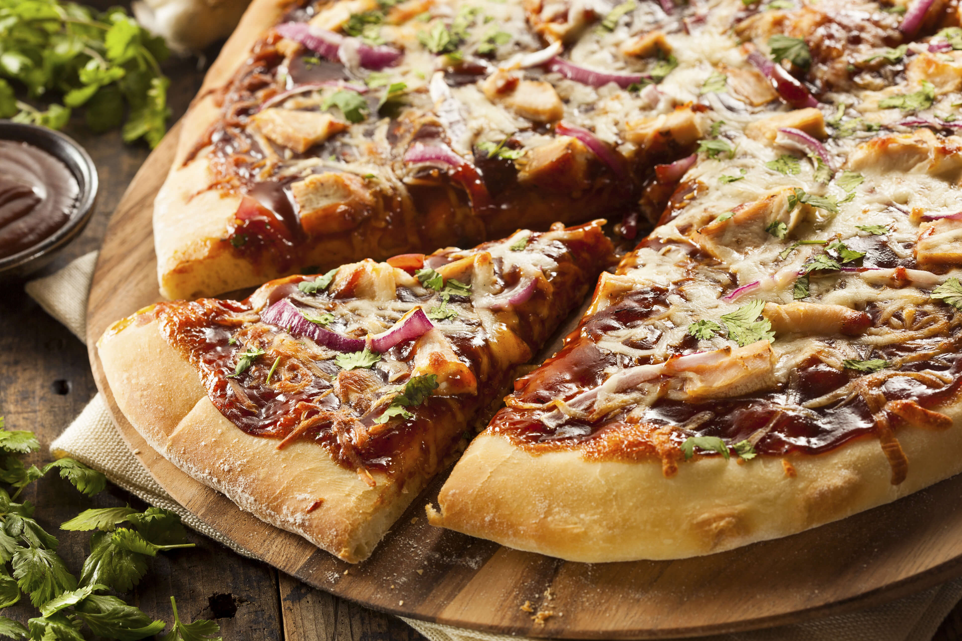 Bacon makes for a great pizza topping.