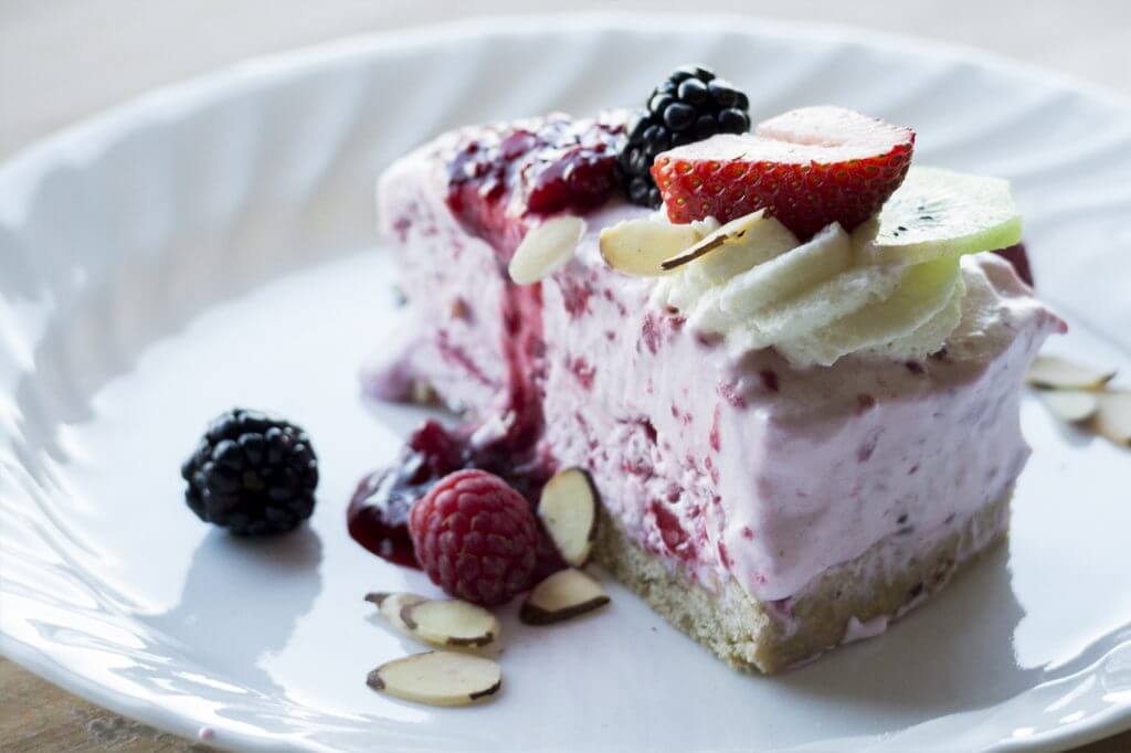 This frozen berry Chantilly cake is way better than ice cream cake.
