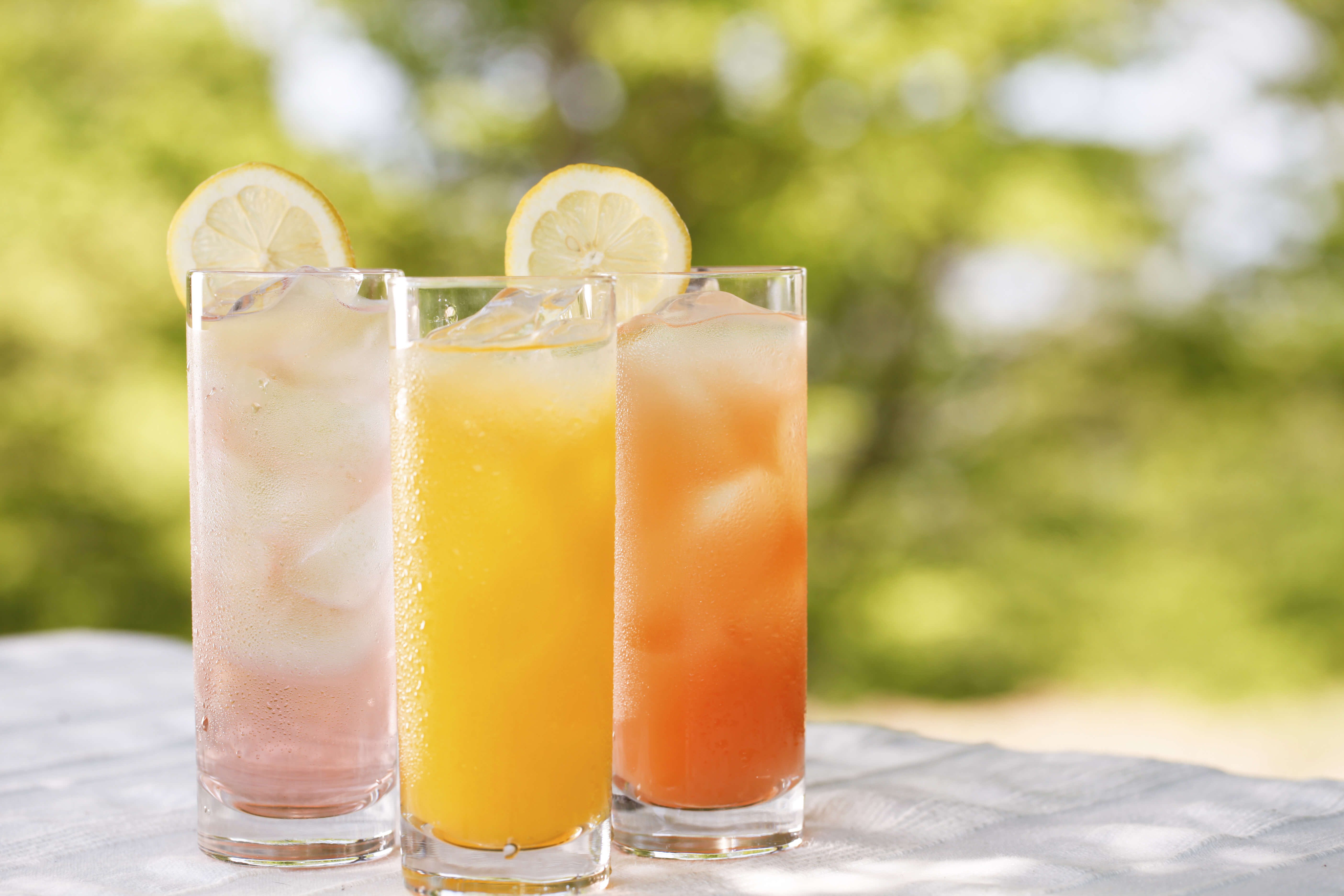 Gin and rum are both great spirits for summer mixed drinks.