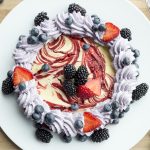 Embrace your patriotic spirit with this delicious red velvet and blueberry cheesecake recipe