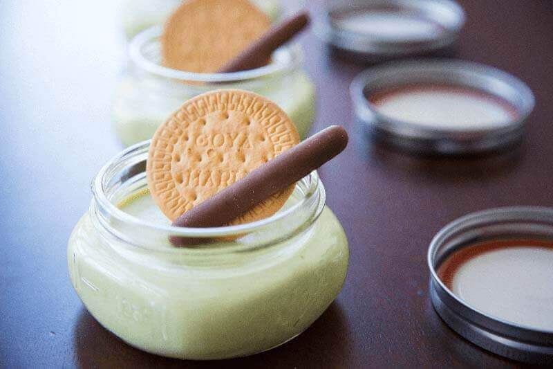 Avocado Panna Cotta
