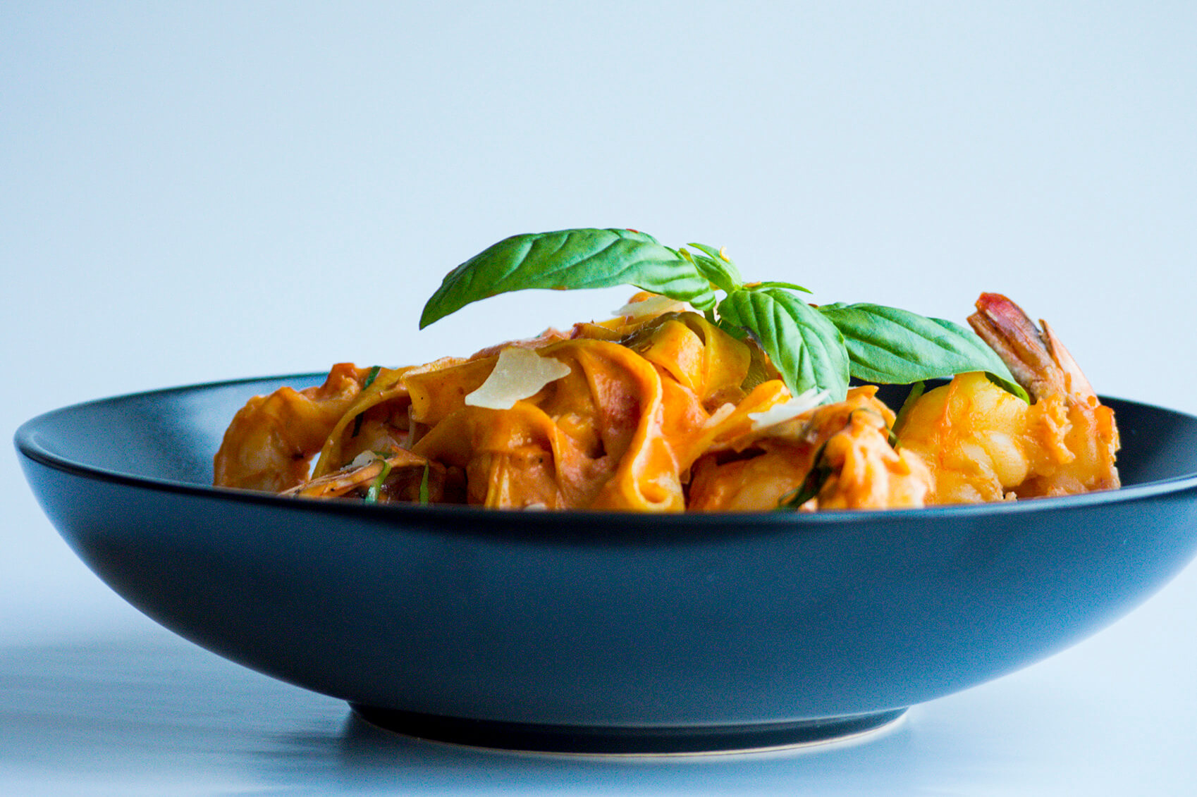 Homemade vodka sauce makes for a delicious pairing with any type of pasta noodle.