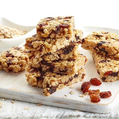 Homemade granola bars are a healthier alternative to store bought.