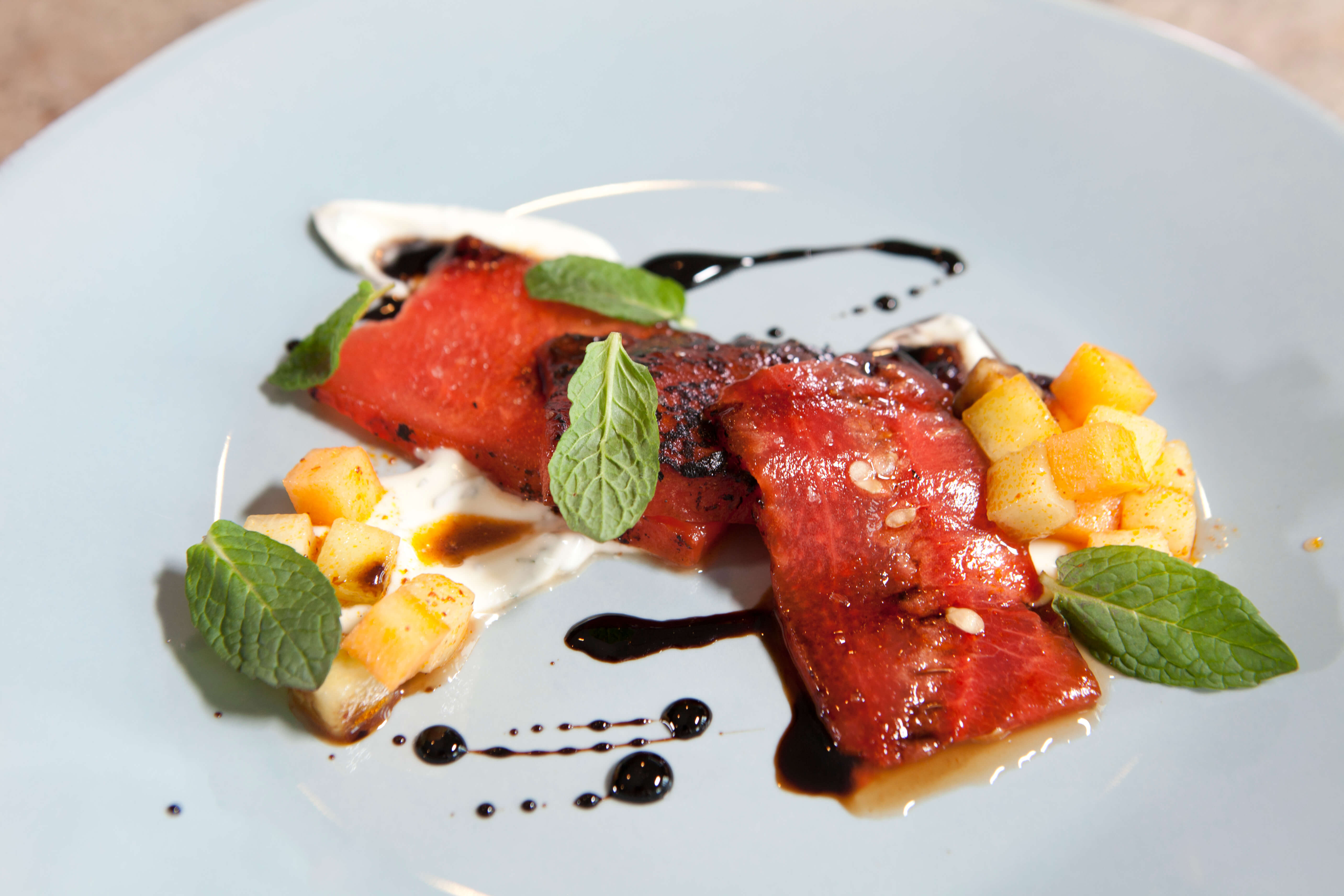 How To Make A Seared Watermelon Carpaccio