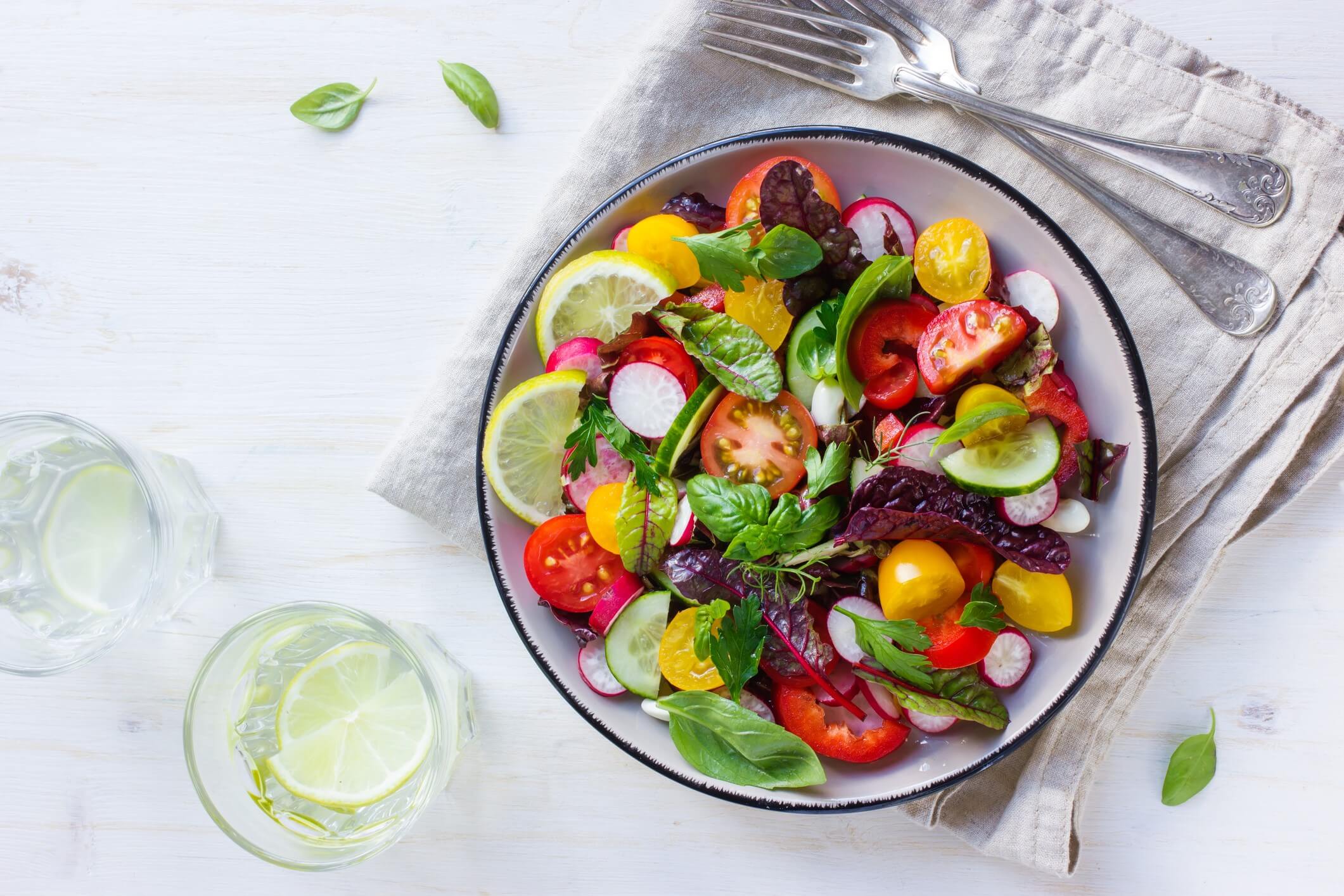 Salads are a great way to get creative with seasonal ingredients.