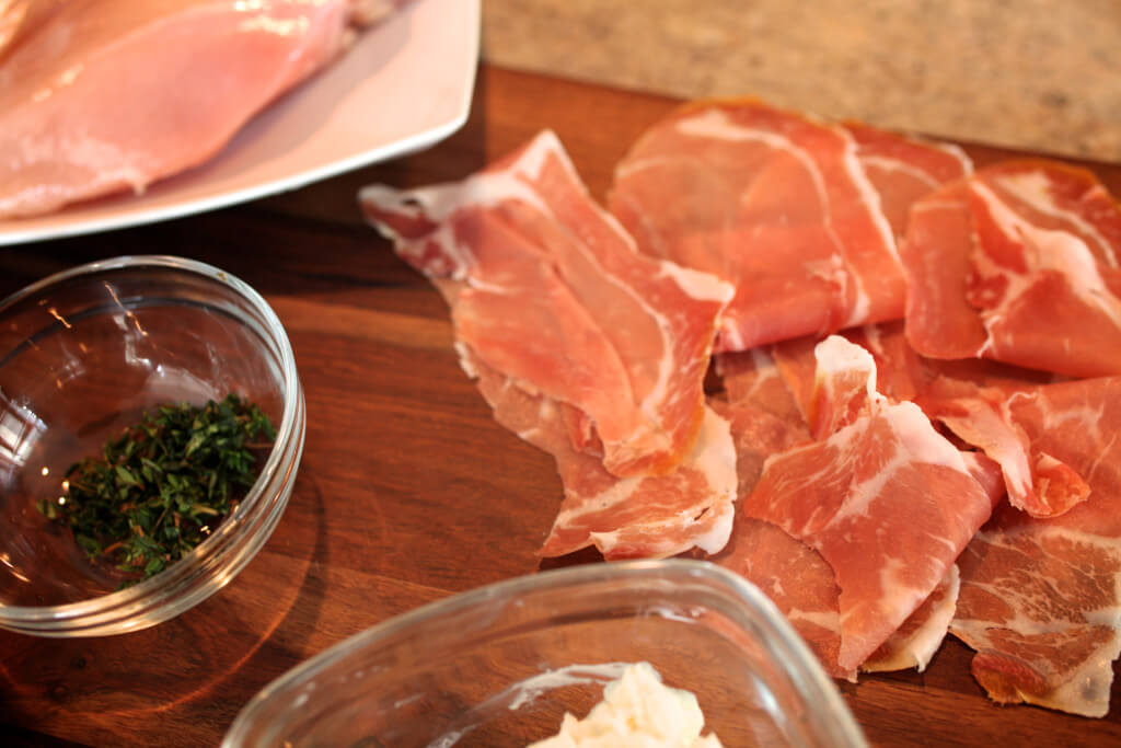 If you can't find prosciutto, you can try bacon.