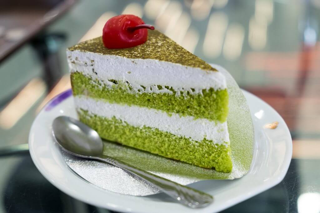 Matcha's unique flavor and bold color lends itself well to pastries.