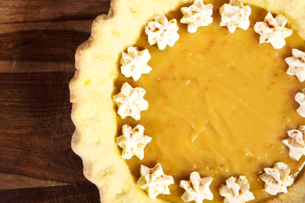 Maple cream pie is a famous Canadian dessert.