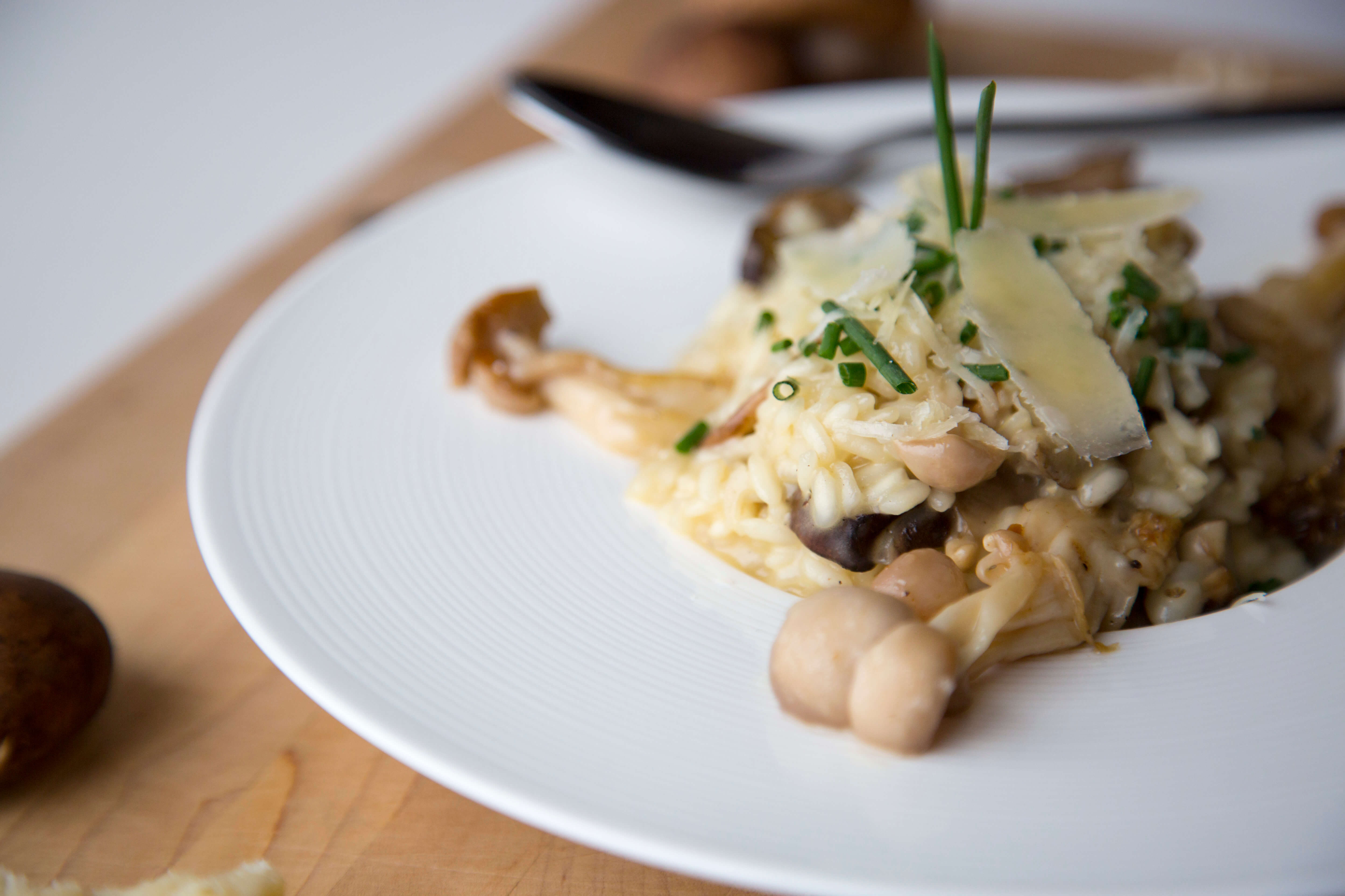 Porcini mushrooms make a great addition to risotto.
