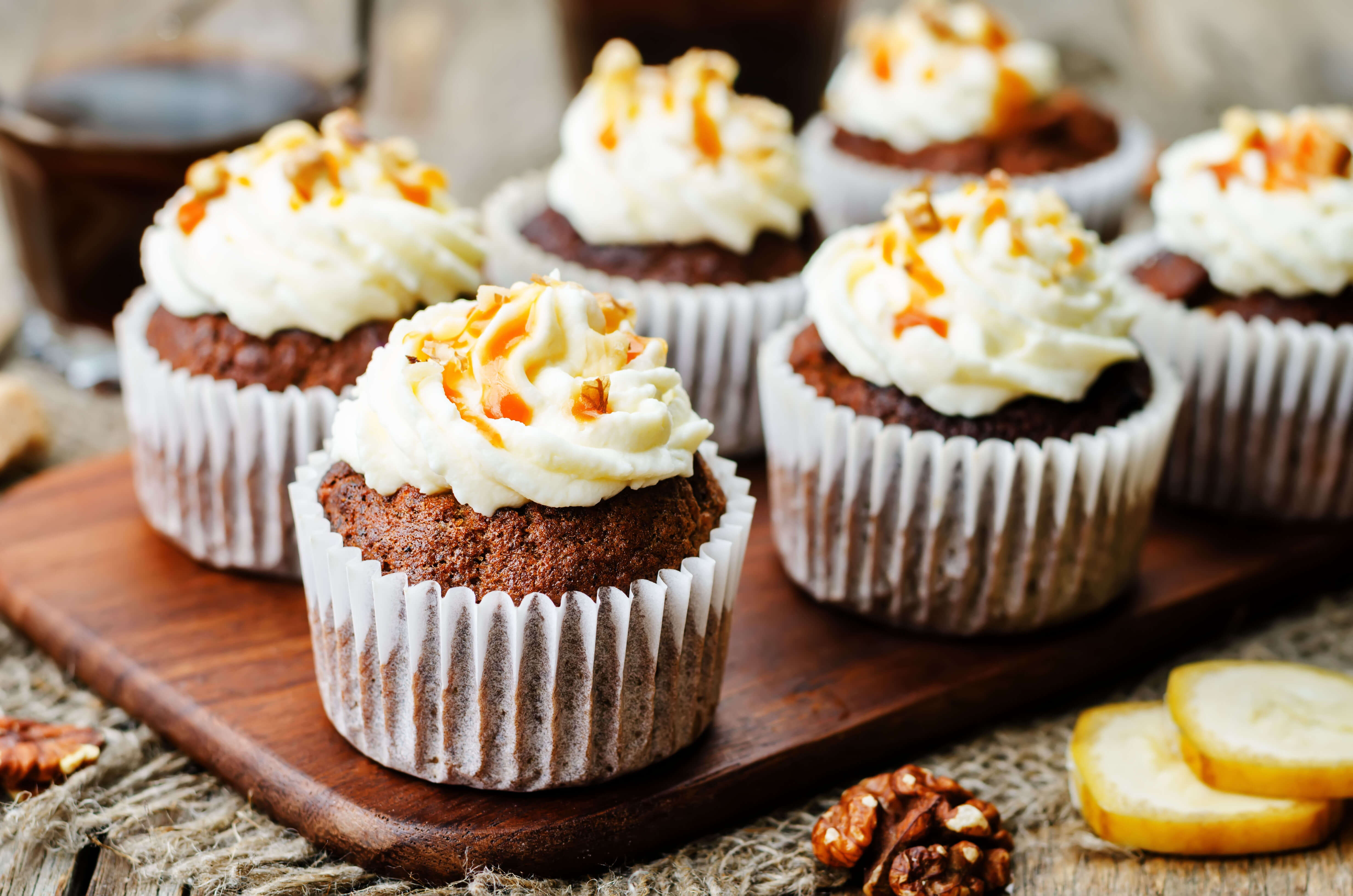 Salted caramel cupcakes