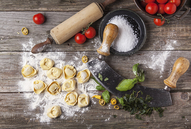 Ingredients laid out for kitchen hacks examples