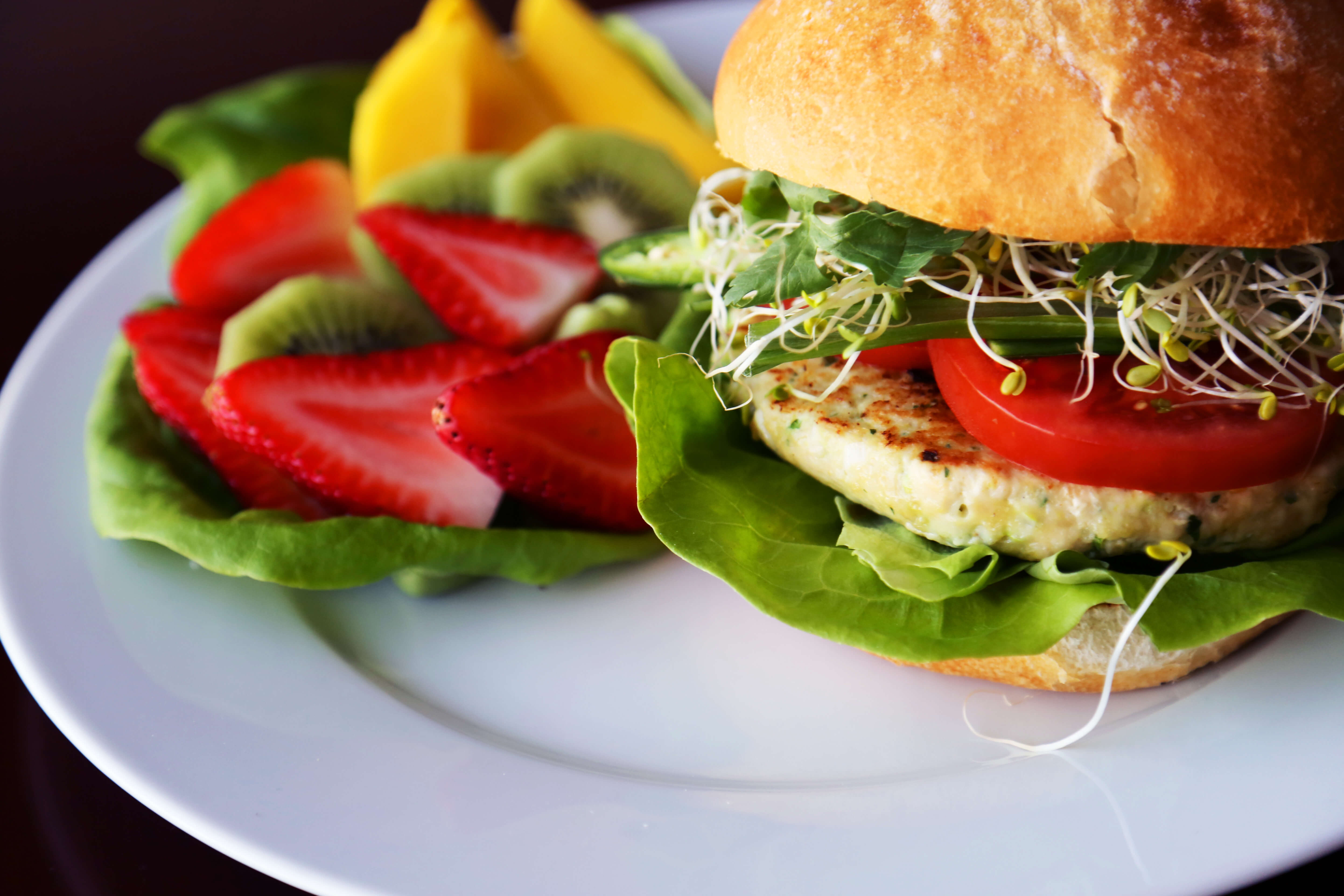 This avocado chicken burger is the perfect summer meal.