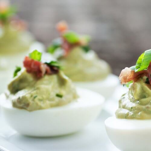 Example of devilishly delicious deviled egg recipe