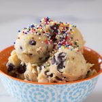 Edible egg-less cookie dough is a great gluten-free dessert.