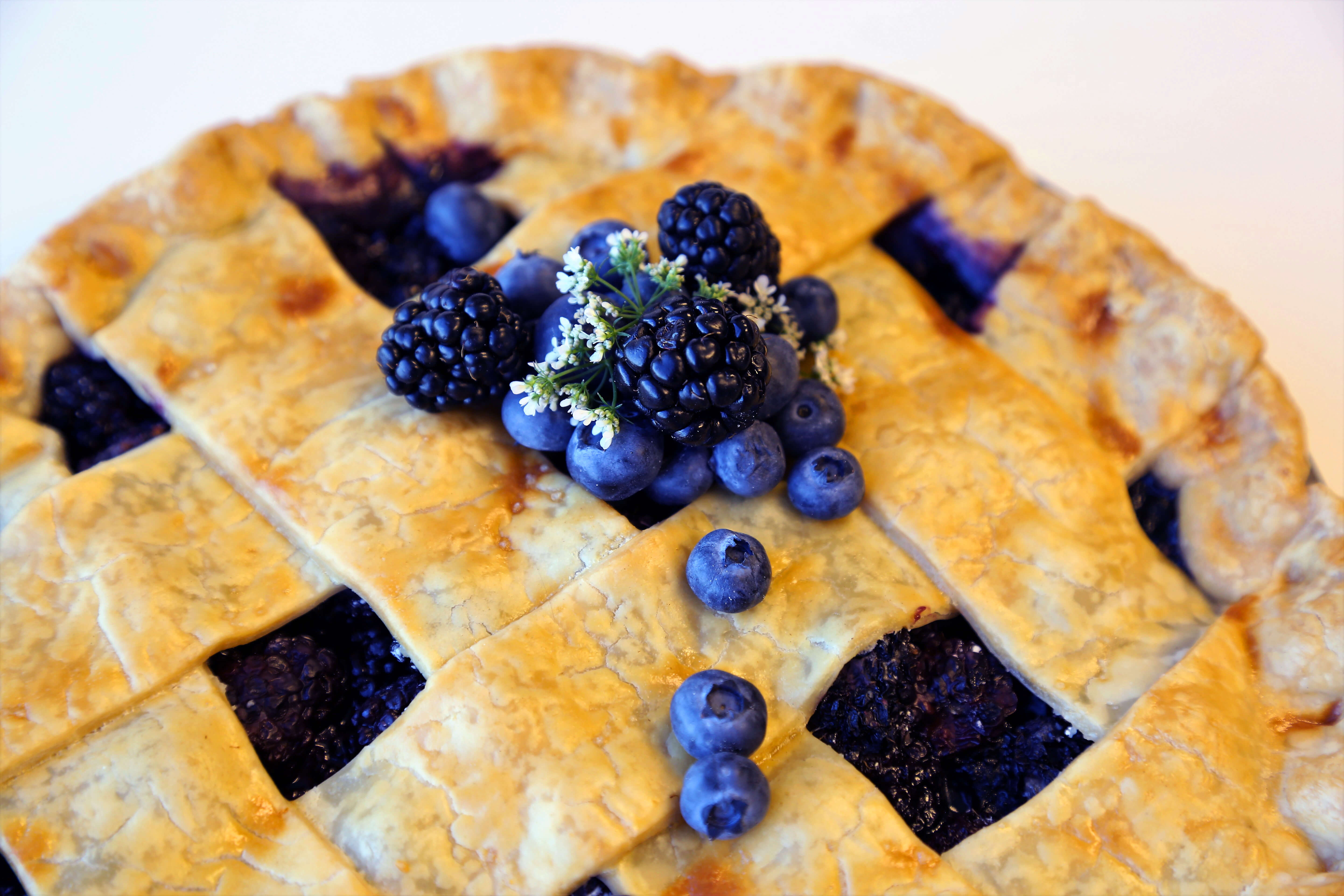 This berry pie is the perfect summer dessert.