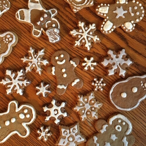 With icing and festive shapes, gingerbread cookies are great for celebrating.