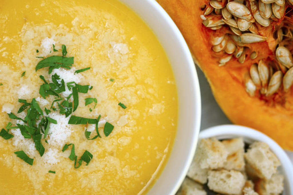 Butternut squash soup gets a Southwest-twist with this recipe.