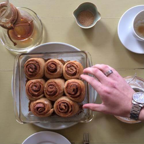 Celebrate National Sticky Bun Day with a pan of your favorite sugary rolls.