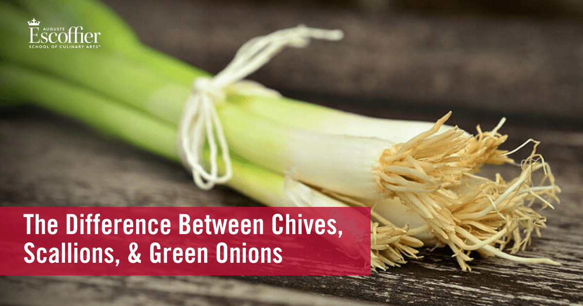 The Difference Between Chives, Scallions, and Green Onions Escoffier