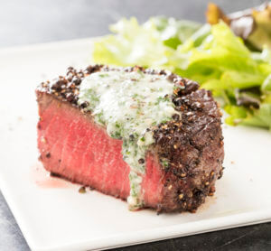 Pepper-Crusted Filet Mignon