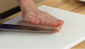 Filleting a Chicken Breast