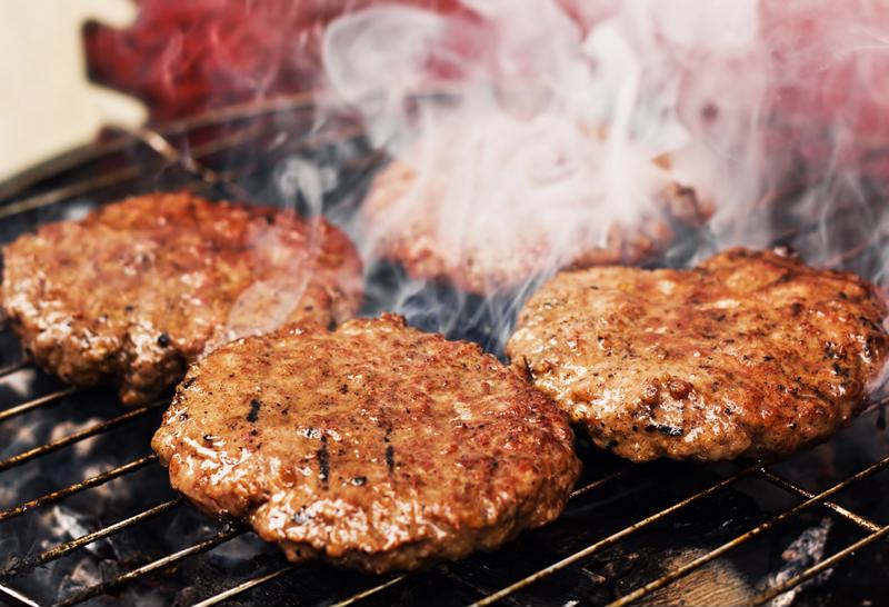 Thick, juicy burgers are best on the grill.