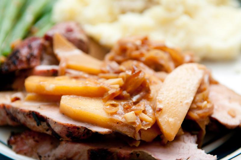 Apples complement pork wonderfully.