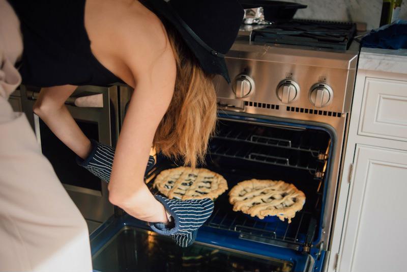 Be careful when baking dishes that are heavy on butter in warm weather.