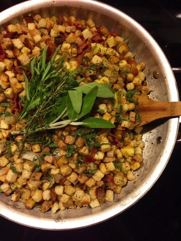 Add flavorful touches to your stuffing.