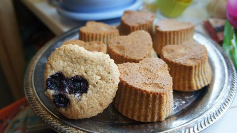 A selection of small cookies and treats.