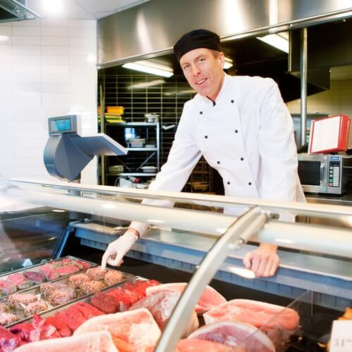 Butcher shops offer a specialized array of various meats with a personal touch.