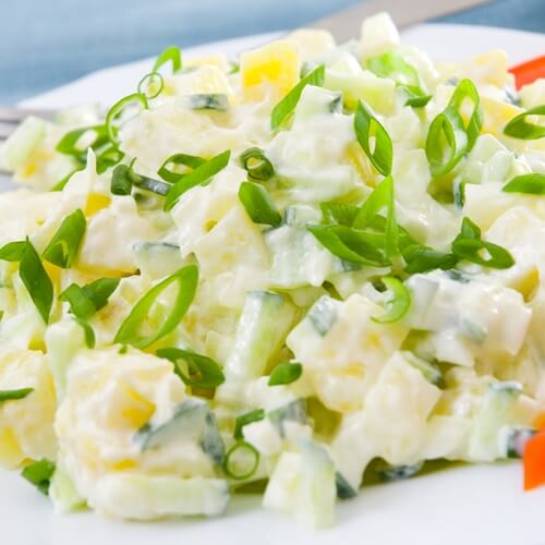 Rich potato salad