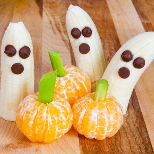 Craft holiday-themed snacks for your Halloween party this year.