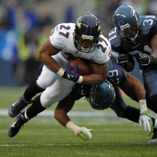 Free pizza for Ray Rice jerseys in Baltimore.