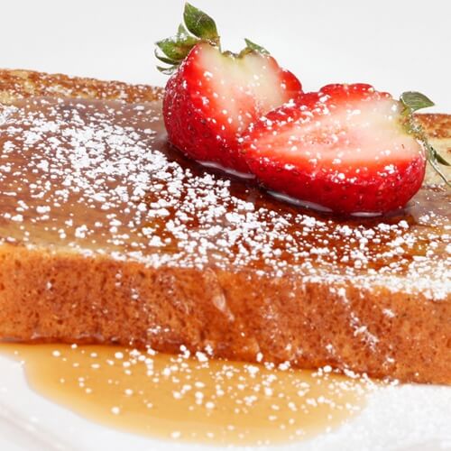 French toast is all about the right bread and the perfect custard.