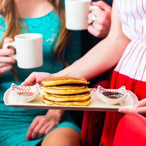 In preparation for Lent, many people eat pancakes on Fat Tuesday in order to use up butter and eggs so they won’t go to waste.