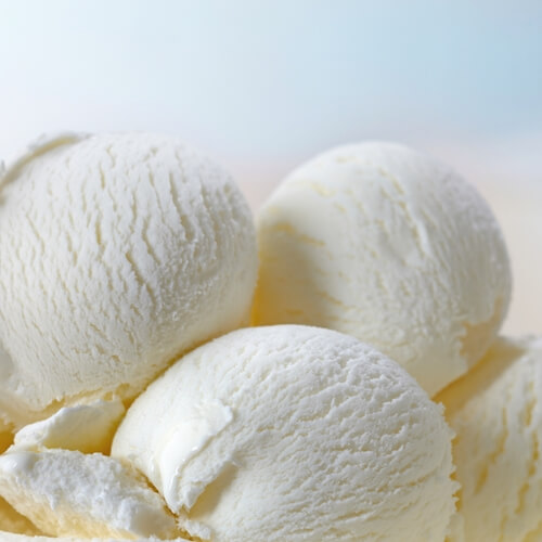 It’s not easy to scoop ice cream that’s rock solid. Pre-cut it in the container to make it easier to dish out.