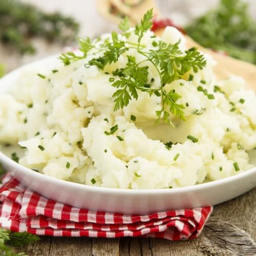 It’s not just potatoes that can be mashed for a creamy side dish.