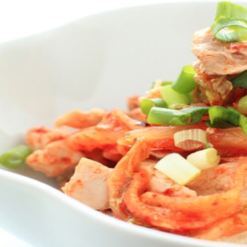 Kimchi is one of many foods popular in the fusion community for its versatility.
