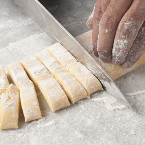 Making your own noodles is possible with eggs, flour and a knife. No fancy ingredients or appliances necessary.